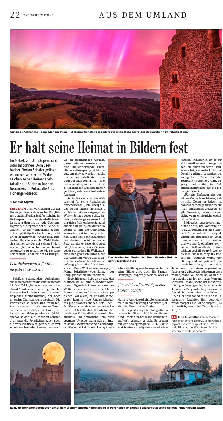 Zeitungsartikel Badische Zeitung