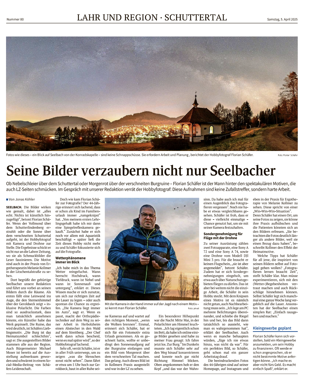 Zeitungsartikel Lahrer Zeitung